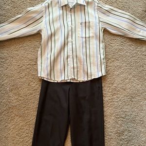 Boys Dress Shirt and Slacks